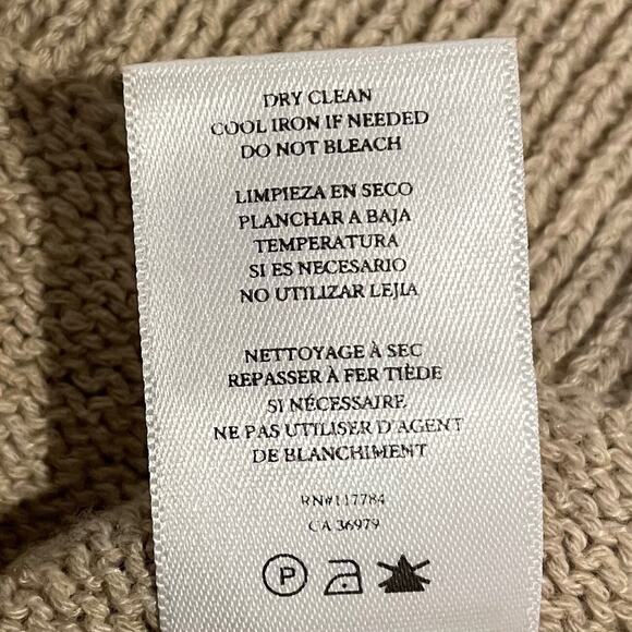 Rails Womens Beige Sleeveless V-Neck Knit Top Size S Minimalist Quiet Luxury - Picture 7 of 7